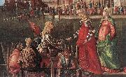 Vittore Carpaccio Meeting of the Betrothed Couple (detail) china oil painting reproduction